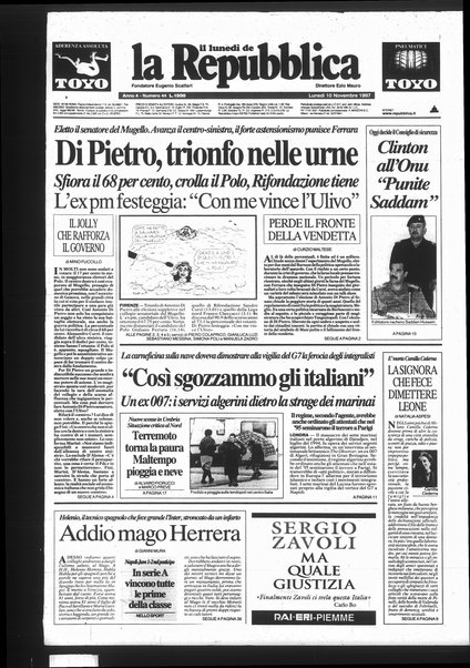 Il lunedì de La repubblica